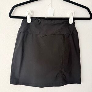 Black Stretch Mini Skirt